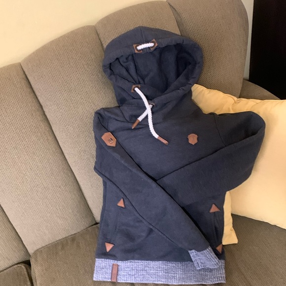 NAKETANO Sweatshirt Medium Charcoal / Dark Grey - Picture 1 of 10